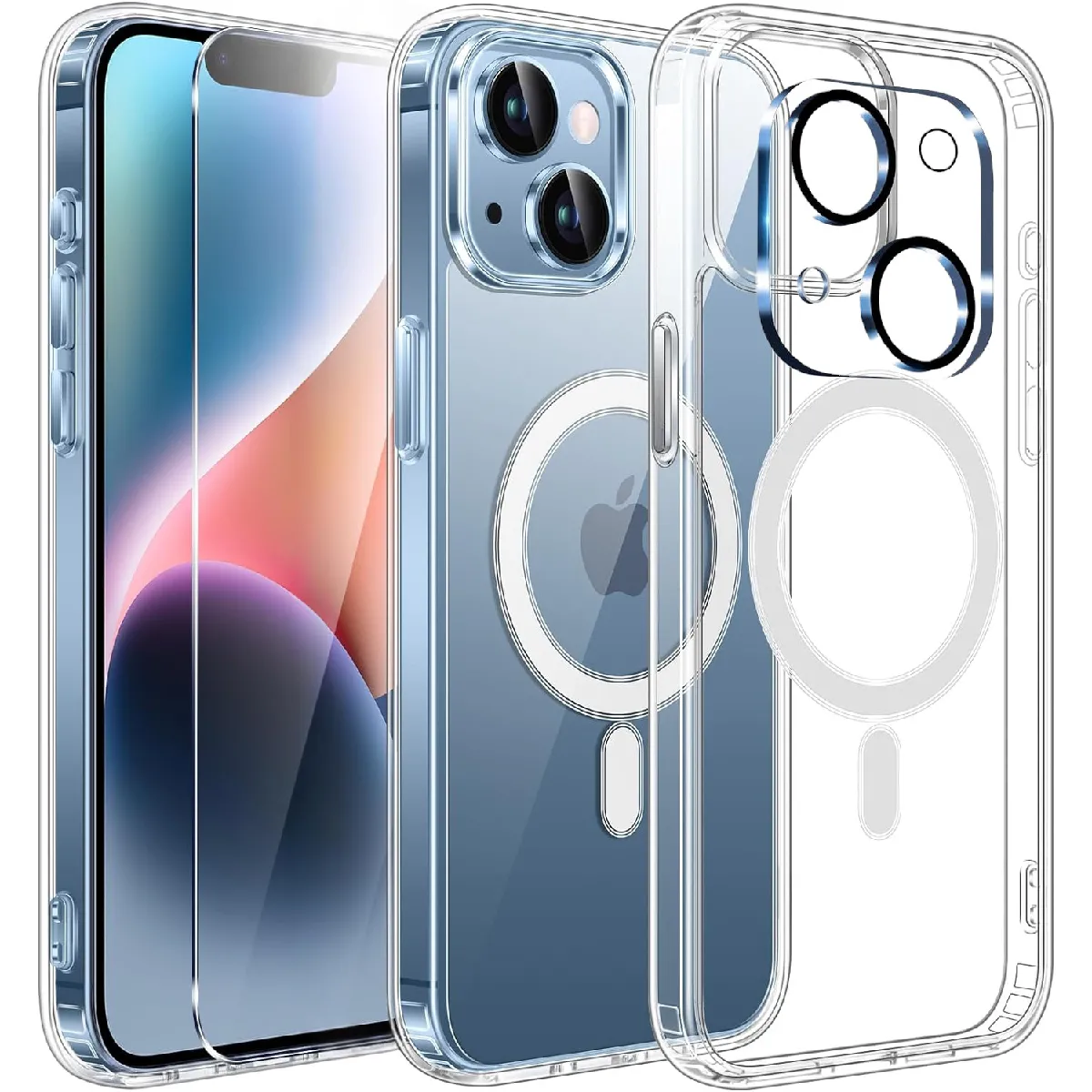 Little Boutik Coque Compatible Magsafe Apple Iphone 14 - Transparent