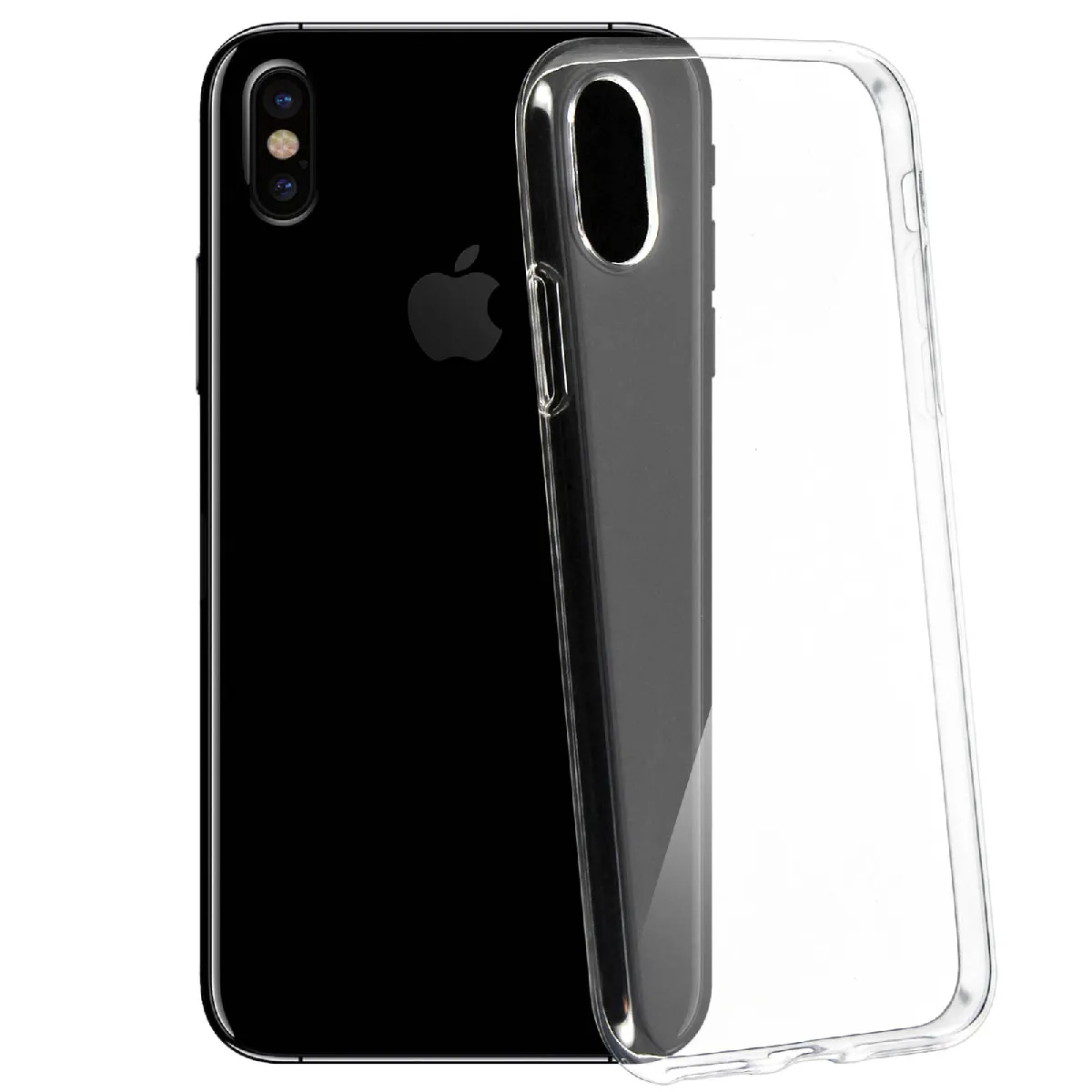 Avizar Coque Iphone X / Xs Protection Silicone Gel Ultra-Fine Transparent