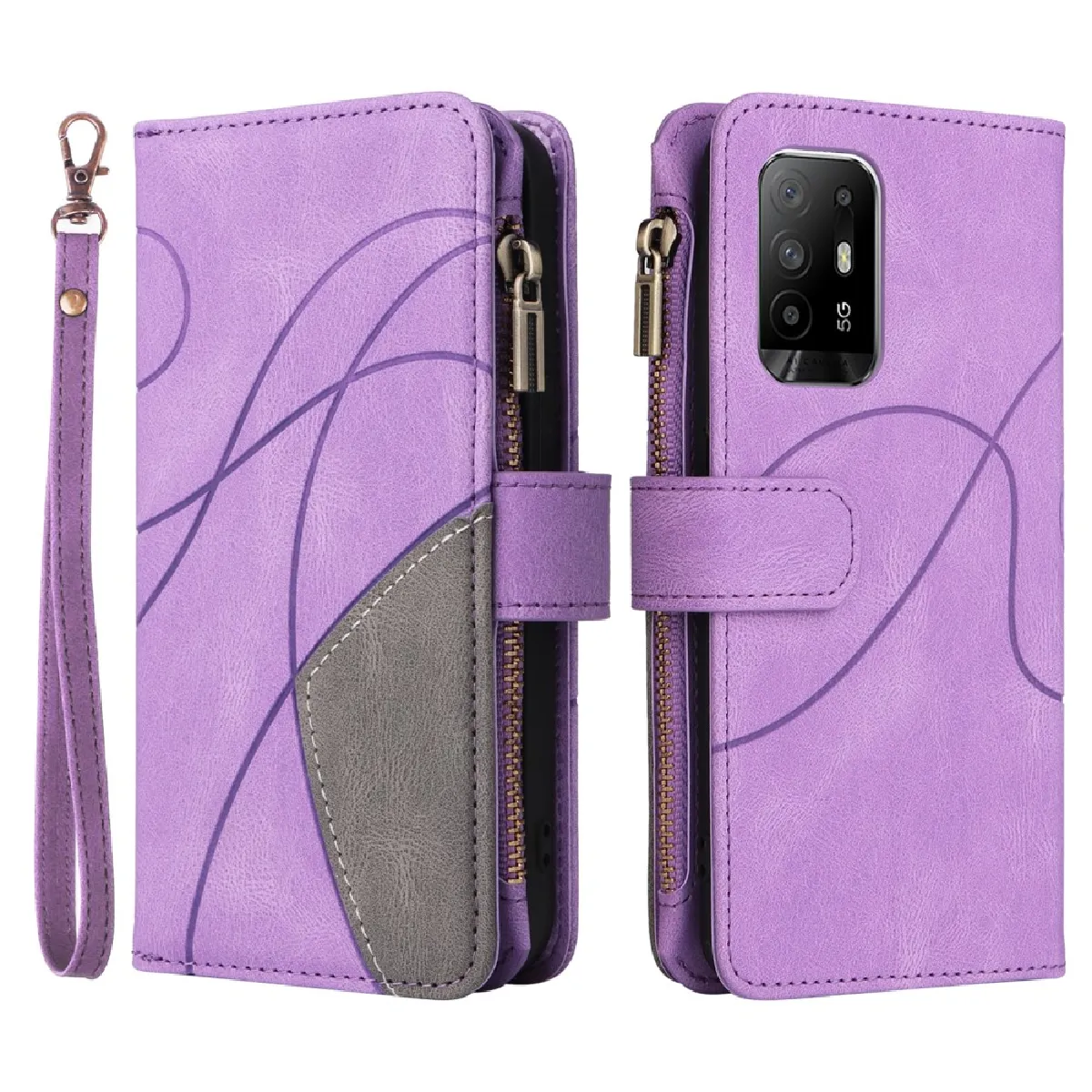 Générique Violet/Clair Étui Oppo A94 5G
