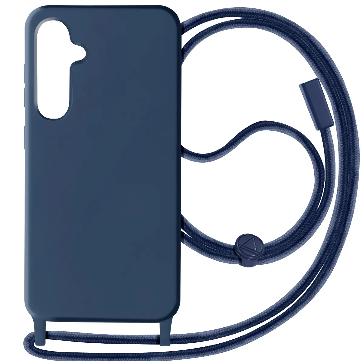 Avizar Bleu Coque Cordon Semi-Rigide Pour Samsung Galaxy S23 Fe Nuit