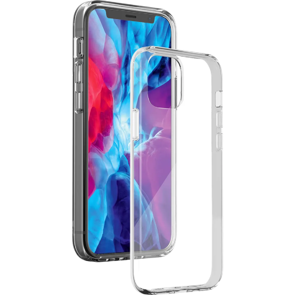 Bigben Coque Silicone Transparente pour iPhone 12
