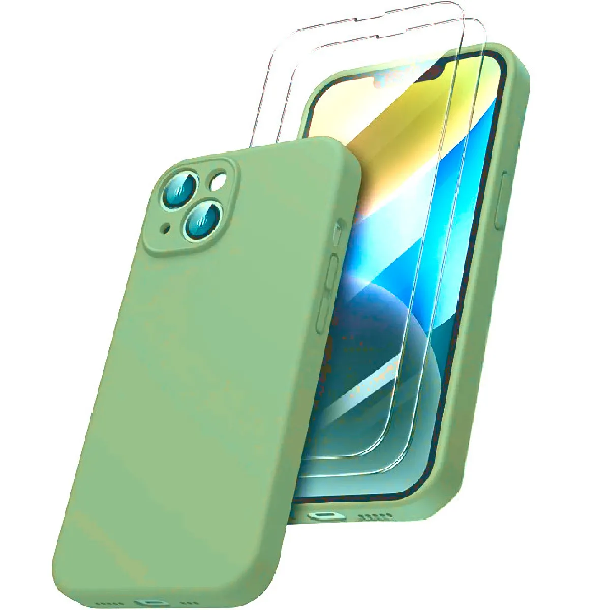 Little Boutik Vert Coque Apple Iphone 14