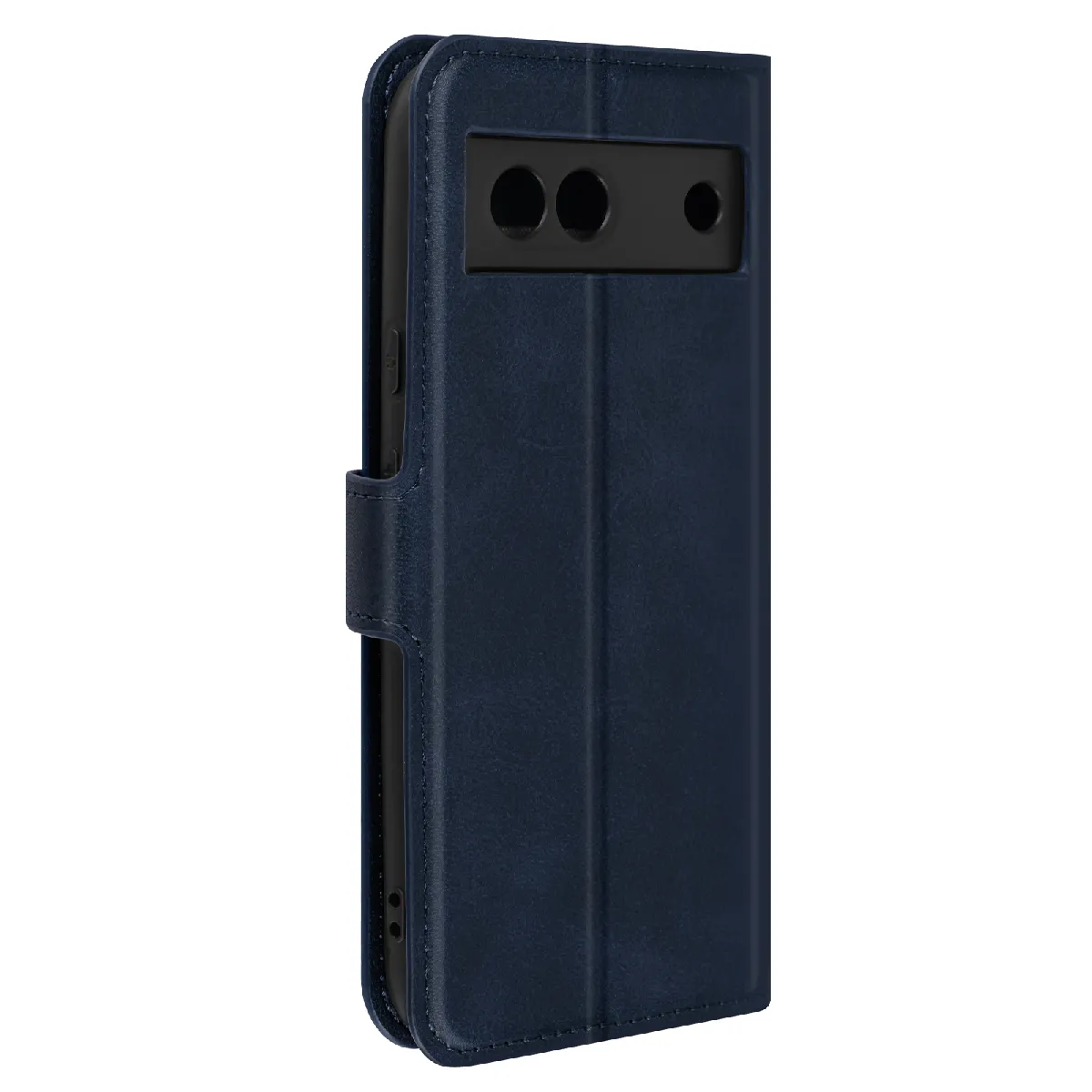 Avizar Bleu Étui Pour Google Pixel 8A Portefeuille Fonction Support Vidéo Nuit