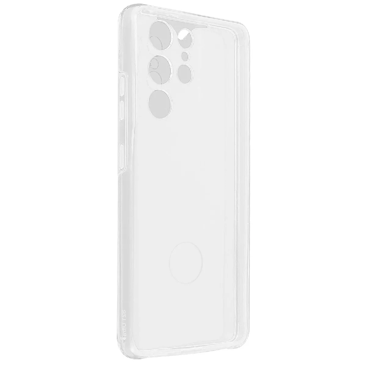 Avizar Coque Galaxy S21 Ultra Protection Arrière Rigide Et Avant Souple Transparent