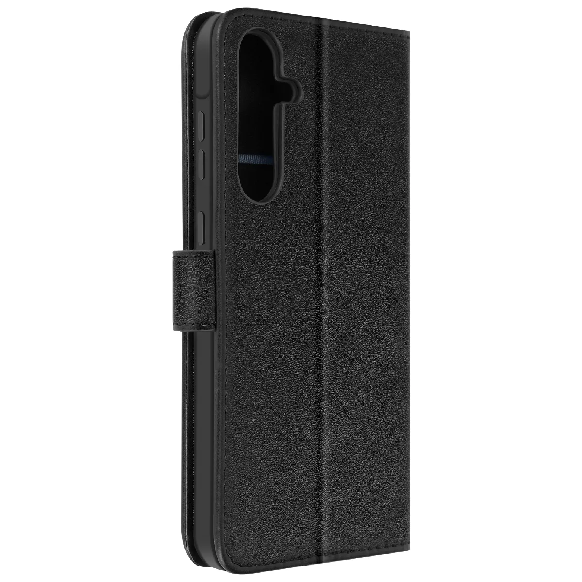 Avizar Noir Étui Pour Samsung Galaxy A55 Dragonne Clapet Support Portefeuille