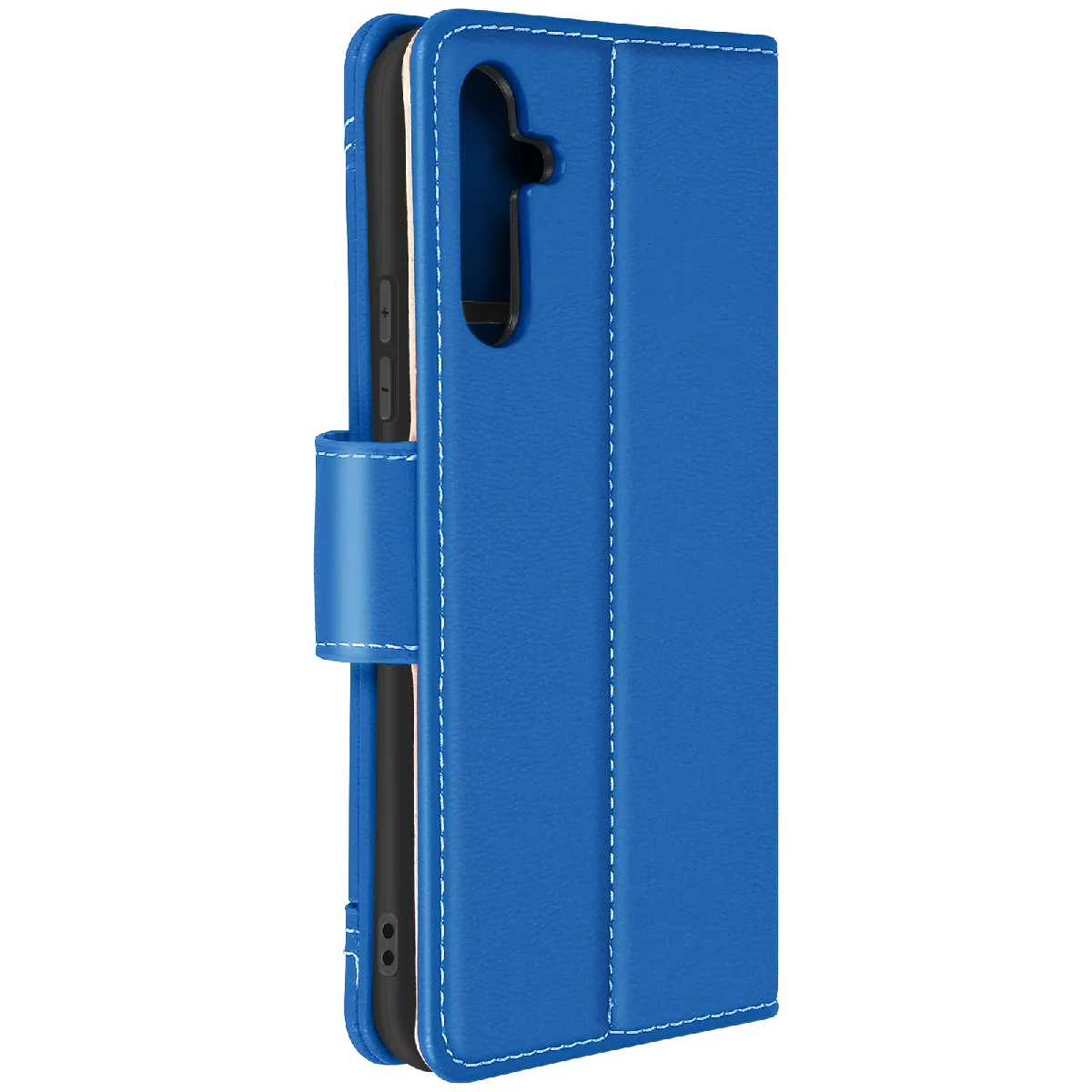 Avizar Bleu Étui Pour Samsung Galaxy A34 5G Folio Multi-Compartiments Support Vidéo