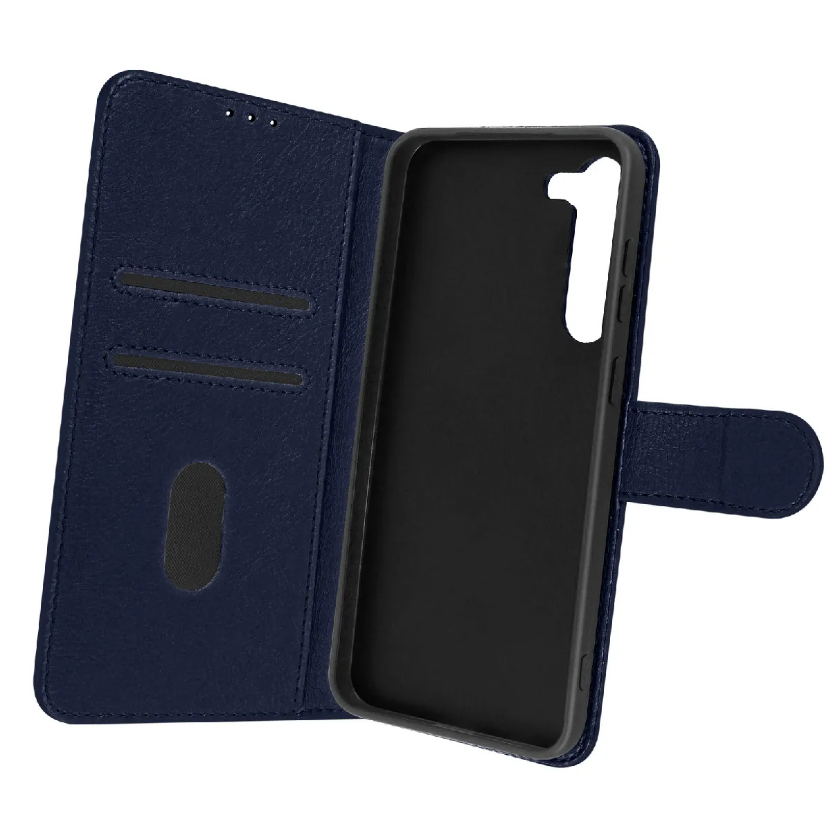 Avizar Bleu Housse Pour Samsung Galaxy S23 Plus Portefeuille Et Support Vidéo