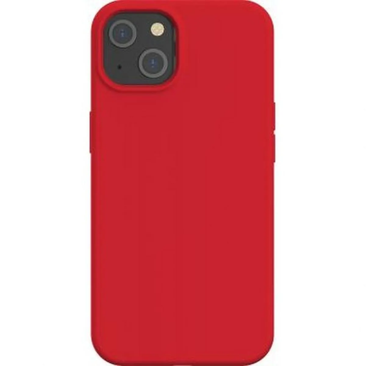Bigben Rouge Connected Coque Pour Iphone 13 Rigide Et Élégante En Silicone Soft Touch