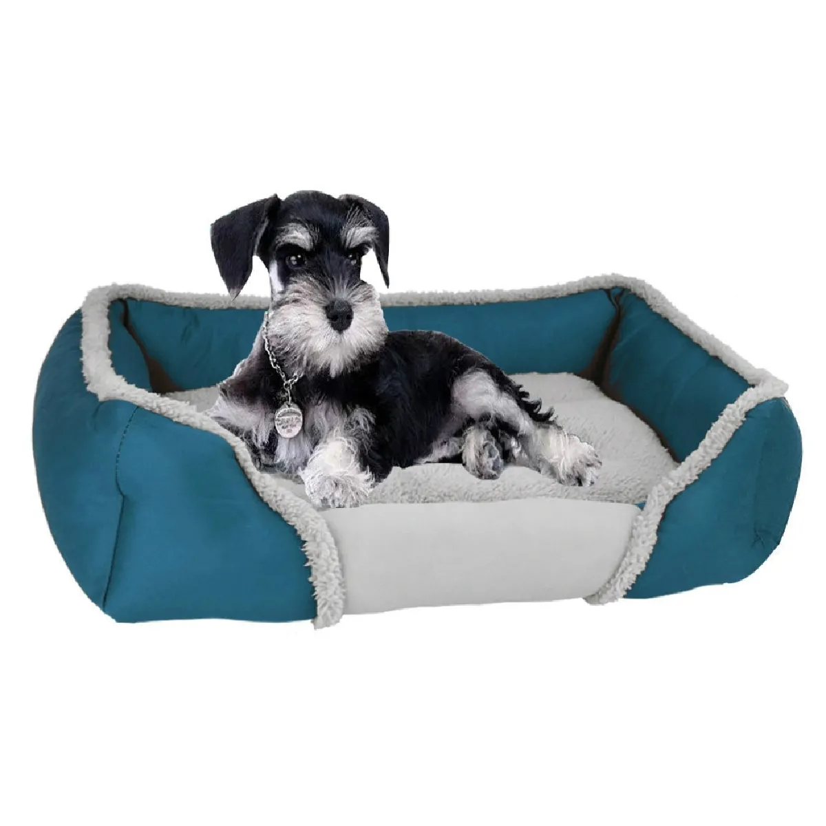 Comparer les prix de Panier pour chien ou Chat Coussin respirant animaux de compagnielit de litière créatifautomne hiverlit de chaudspécification S bleu clair