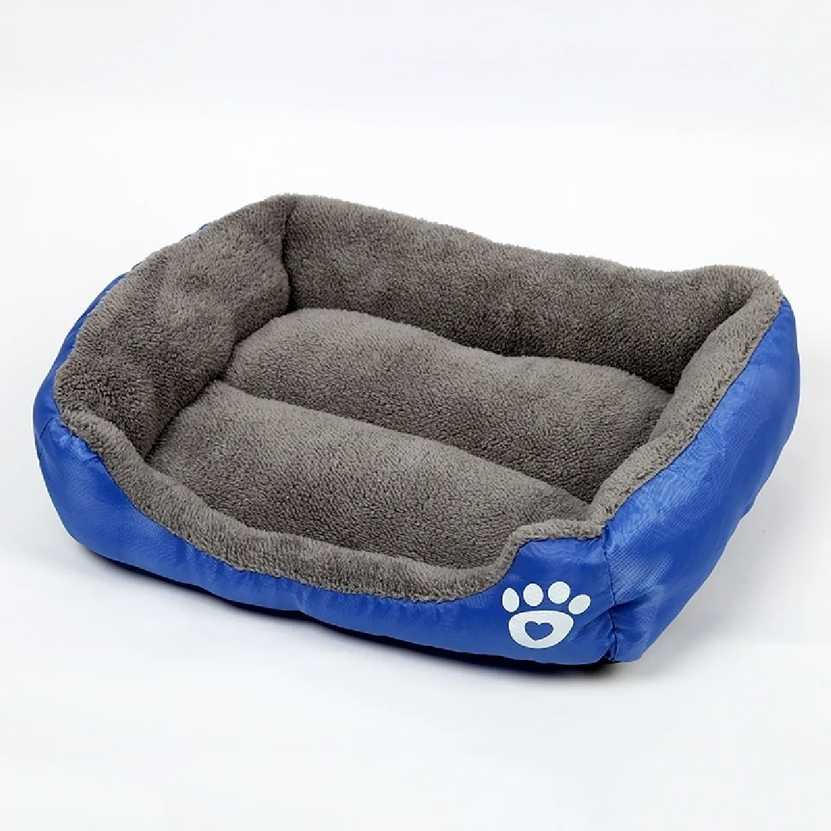 Comparer les prix de Panier pour chien Coussin Tapis de Teddy Dog Fourre-tout chaud pour chien, couleur bonbon, Four Seasons, taille: M, 54 × 42 × 12cm (bleu foncé)