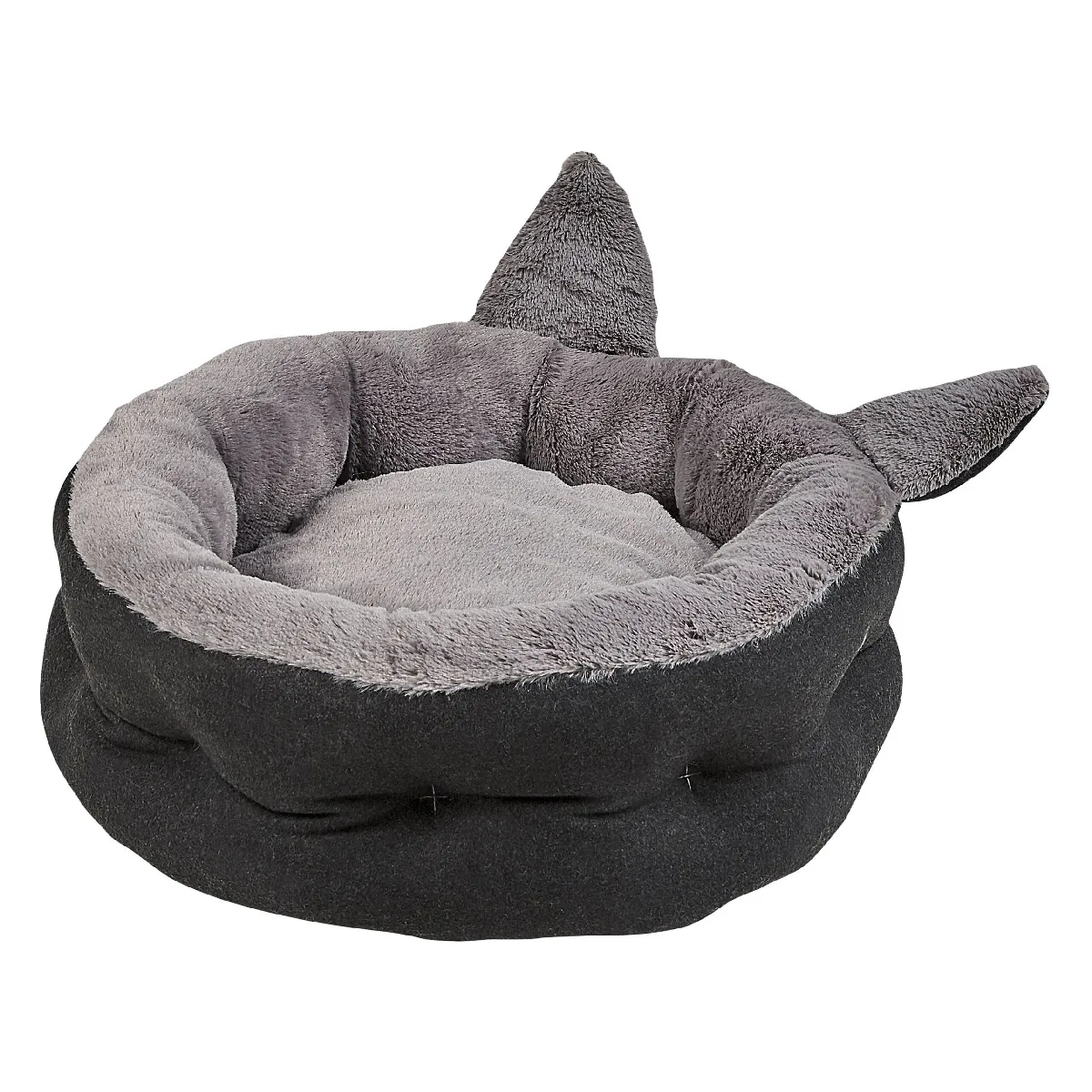 Comparer les prix de Lit pour animal KEPEZ Tissu Gris
