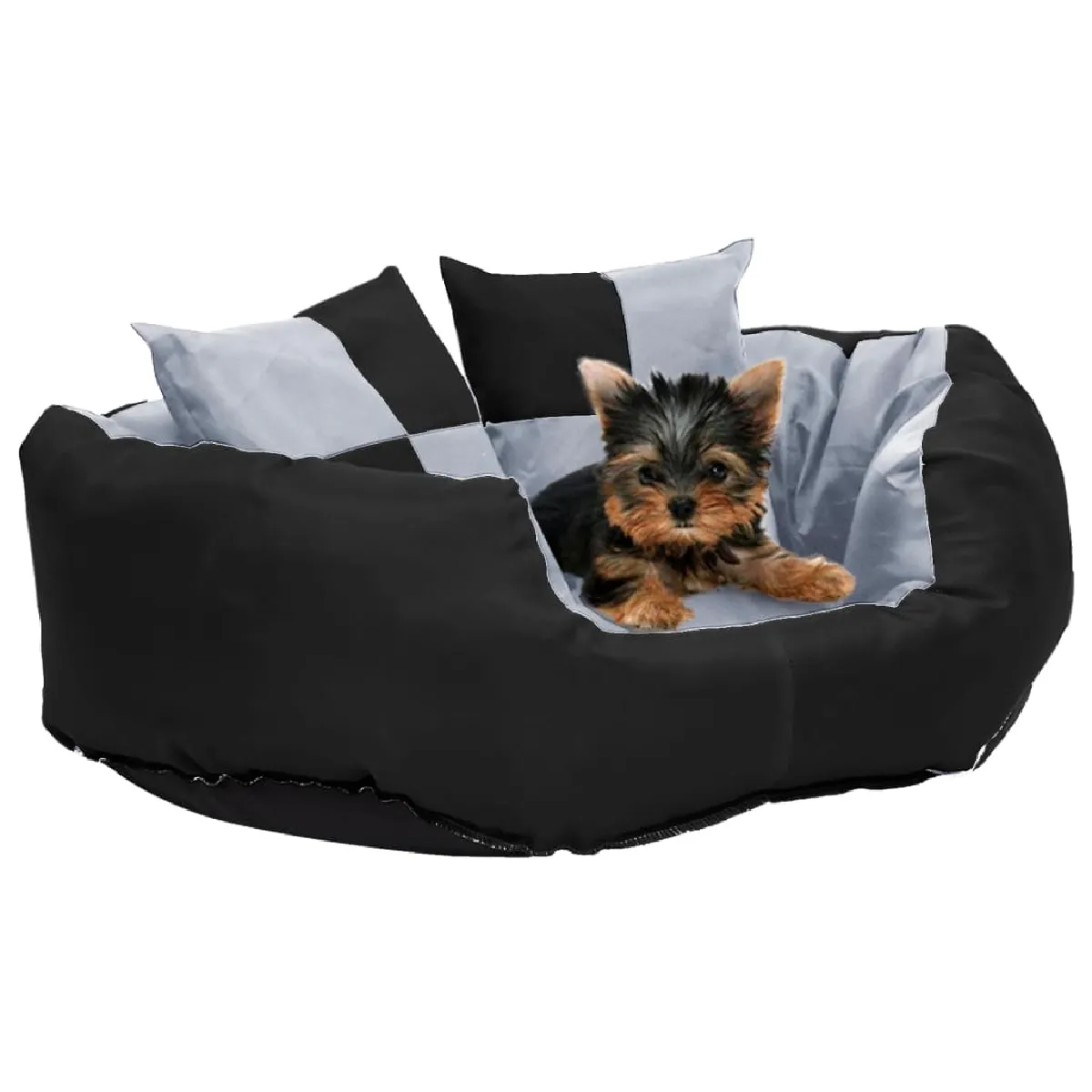 vidaXL Coussin réversible et 65x50x20 cm