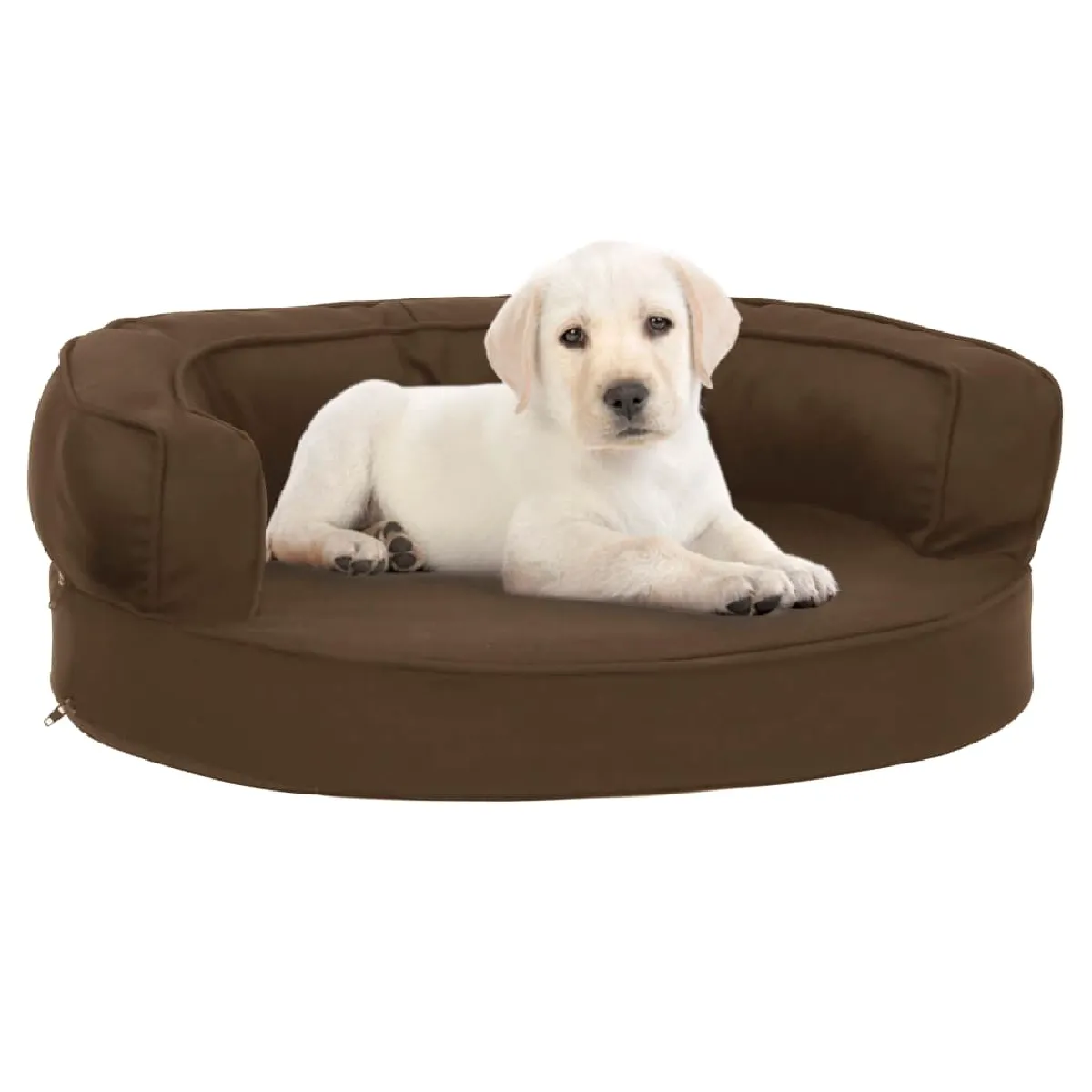 Vidaxl Matelas de Lit Ergonomique pour Chien 60x42 cm Aspect de Lin Canapé 171301