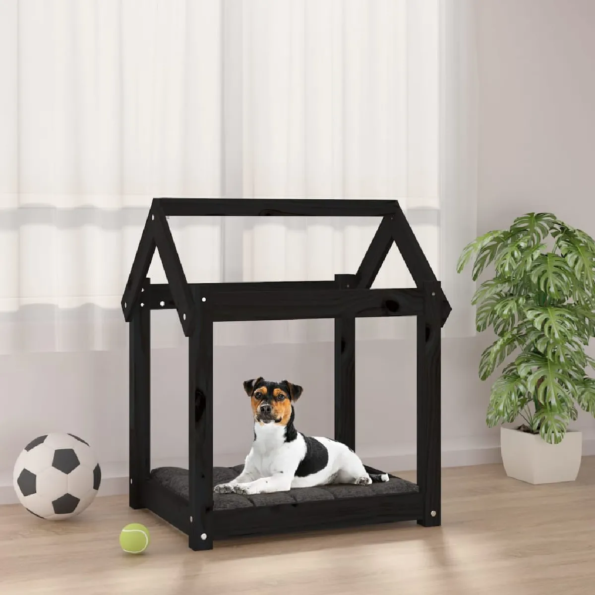 vidaXL Lit pour chien Bois de Pin