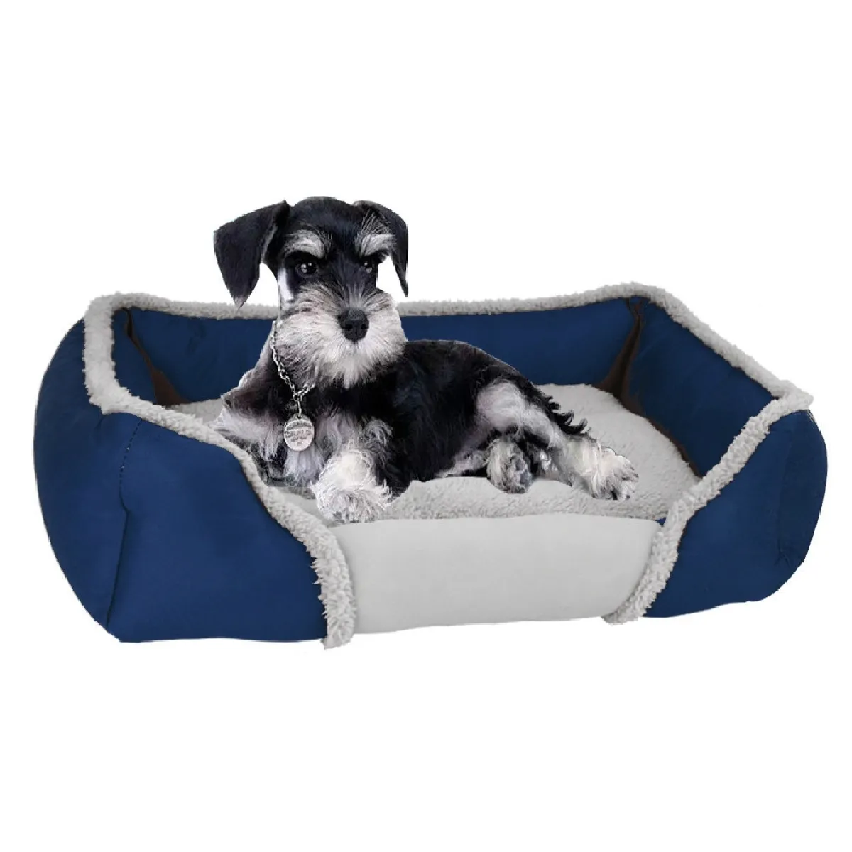 Comparer les prix de Panier pour chien ou Chat Coussin respirant animaux de compagnielit de litière créatifautomne hiverlit de chaudspécification S bleu foncé
