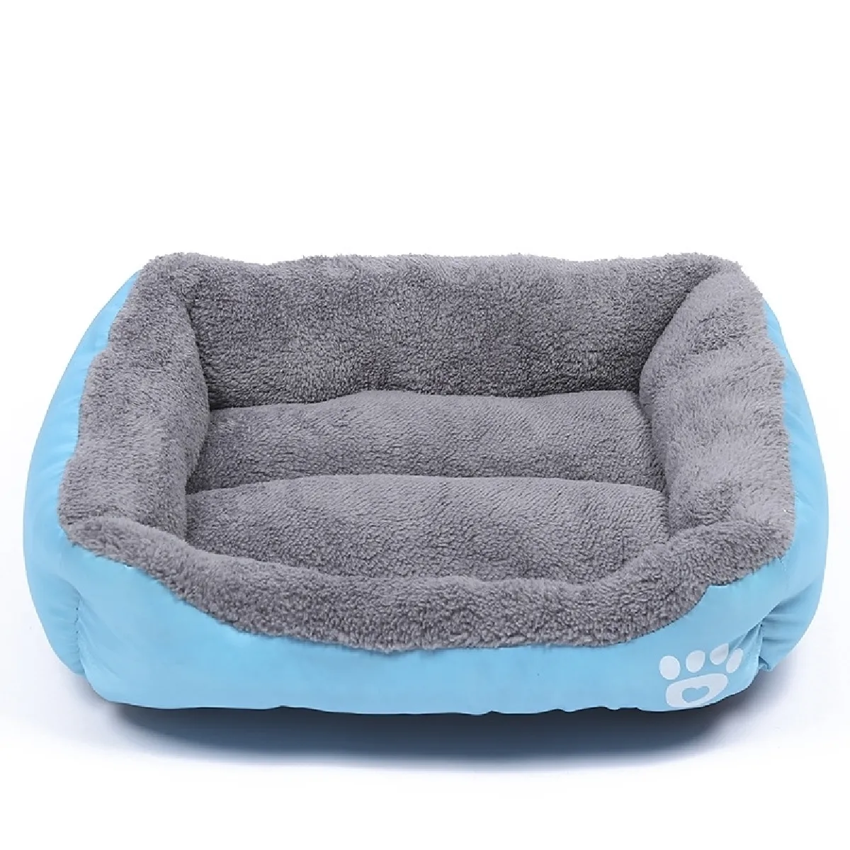 Comparer les prix de Panier pour chien Coussin Tapis de Teddy Dog Fourre-tout chaud et pour chien, couleur Four Seasons, taille: M, 54 × 42 × 12cm (bleu)