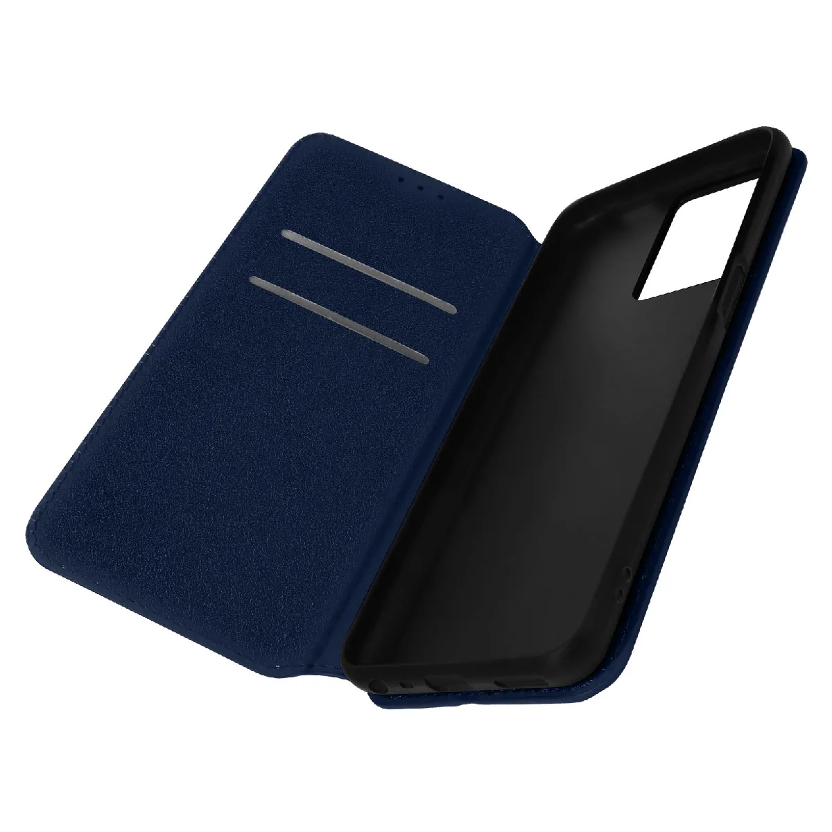 Avizar Bleu Housse Pour Oppo A77 Clapet Porte-Carte Support Vidéo