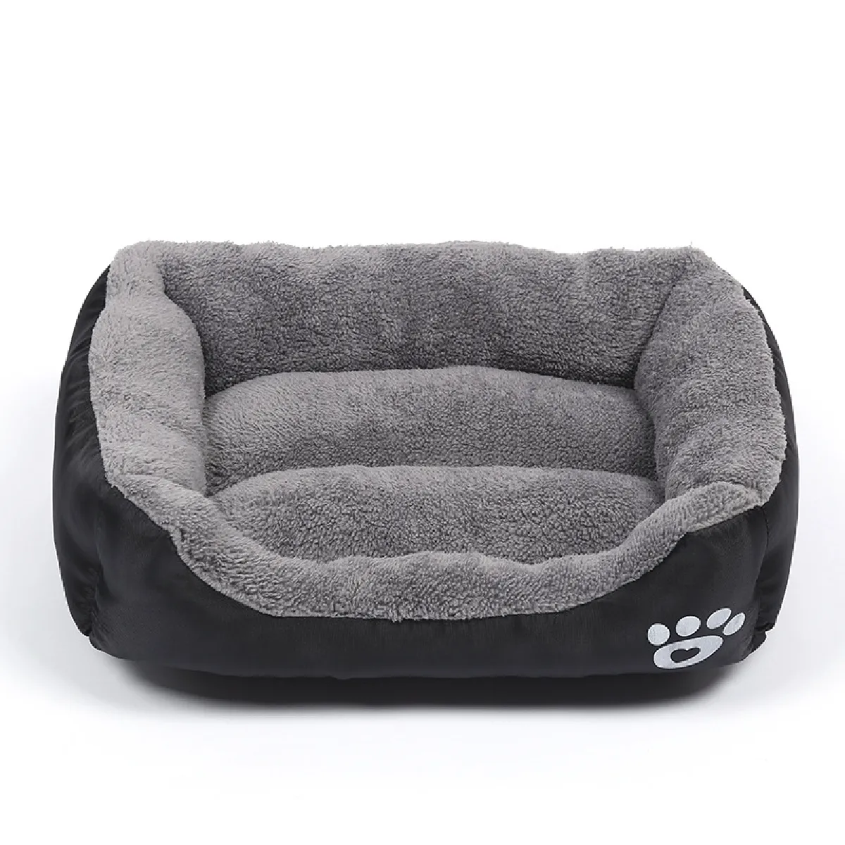 Meilleurs prix pour Panier pour chien Coussin Tapis de chenil Teddy Pomerang pour chien, quatre saisons, chaud et authentique, taille: M, 54 × 42 × 12cm (Gris noir)