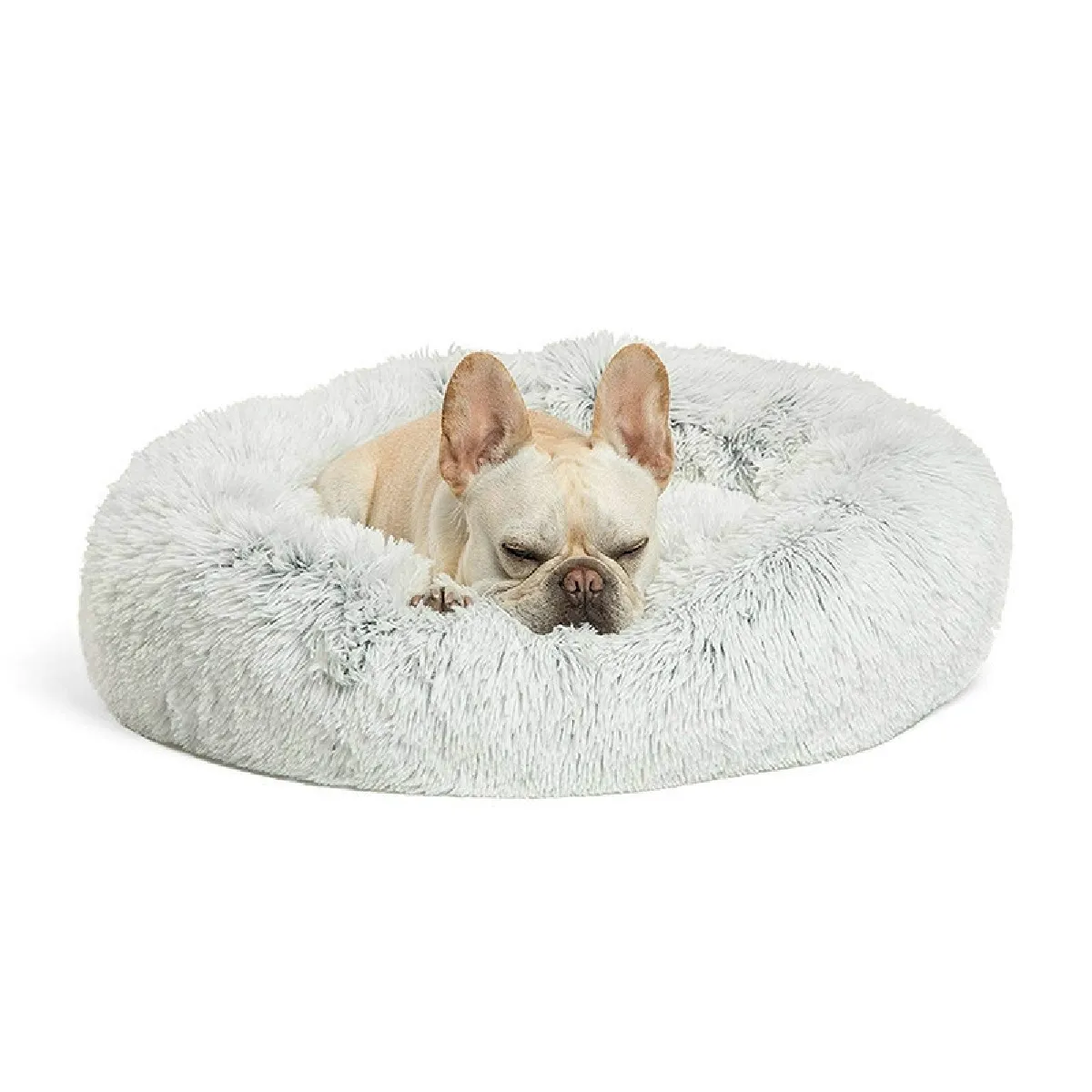 Meilleurs prix pour Panier pour chien ou Chat Coussin Peluche automnale et hivernale ronde en animaux de compagniepetite couverturetaille 50 cm Gris