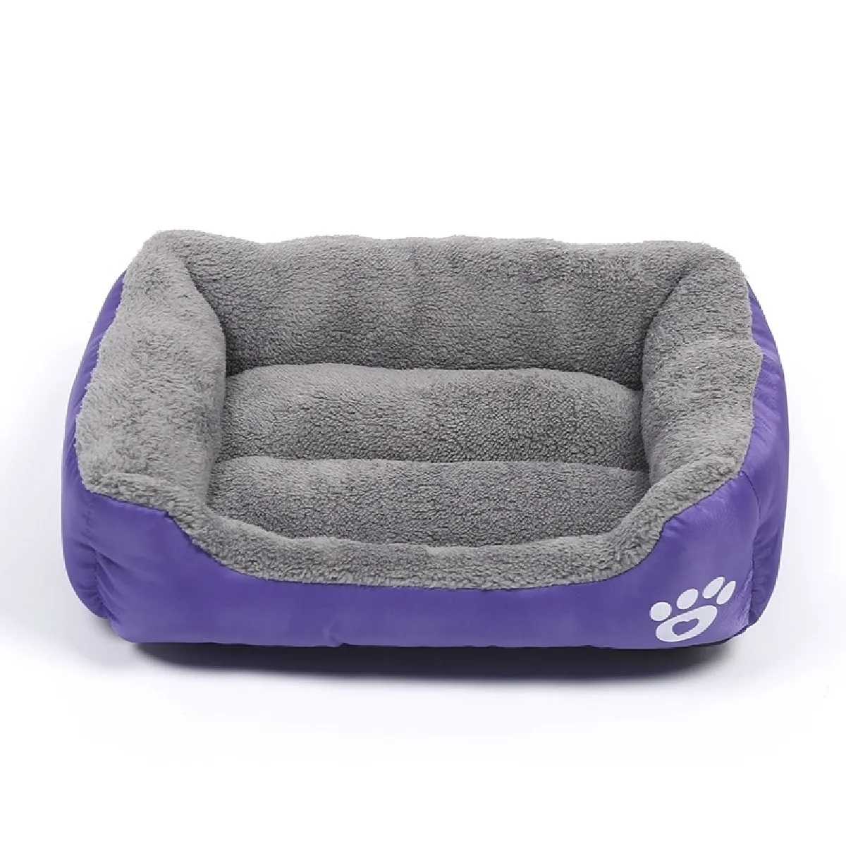 Comparer les prix de Panier pour chien Coussin Tapis de Teddy Dog Fourre-tout chaud et pour chien, couleur bonbon, taille: S, 43 × 32 × 10cm (violet)