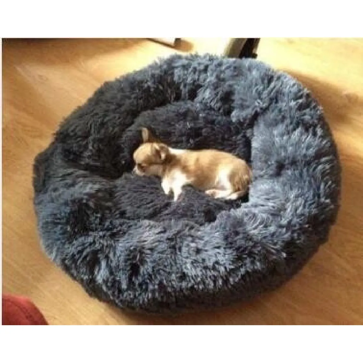 Comparer les prix de Panier pour chien ou Chat Coussin d'automne et d'hiver en peluche animaux de compagnierondpetit cheniltaille 50 cm noir