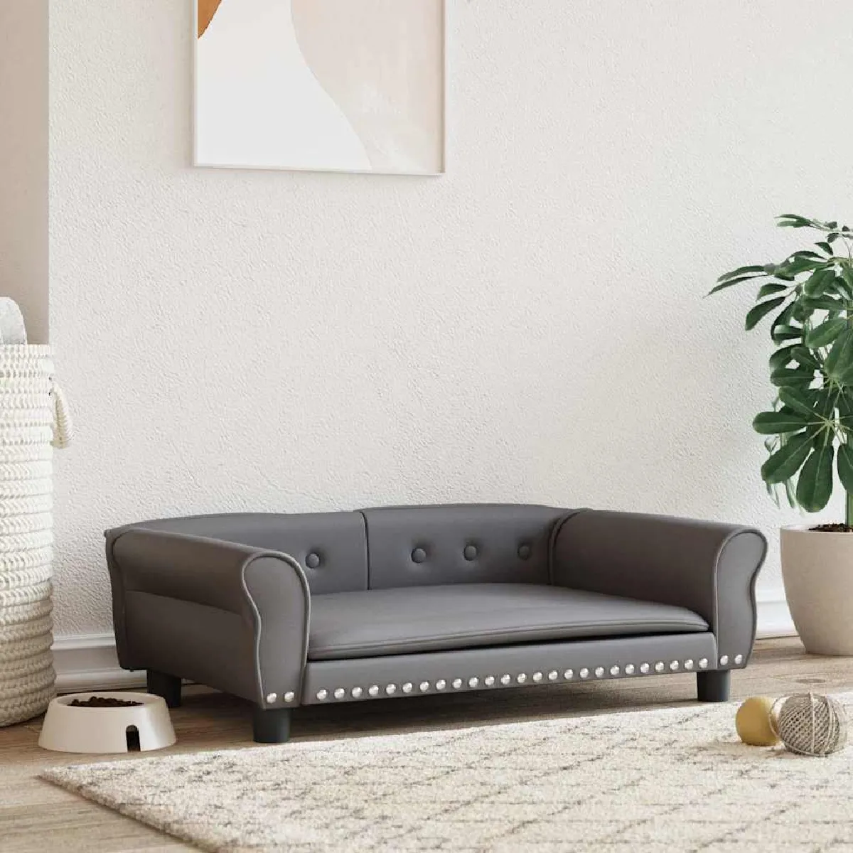 vidaXL Lit pour chien 95x55x30 cm