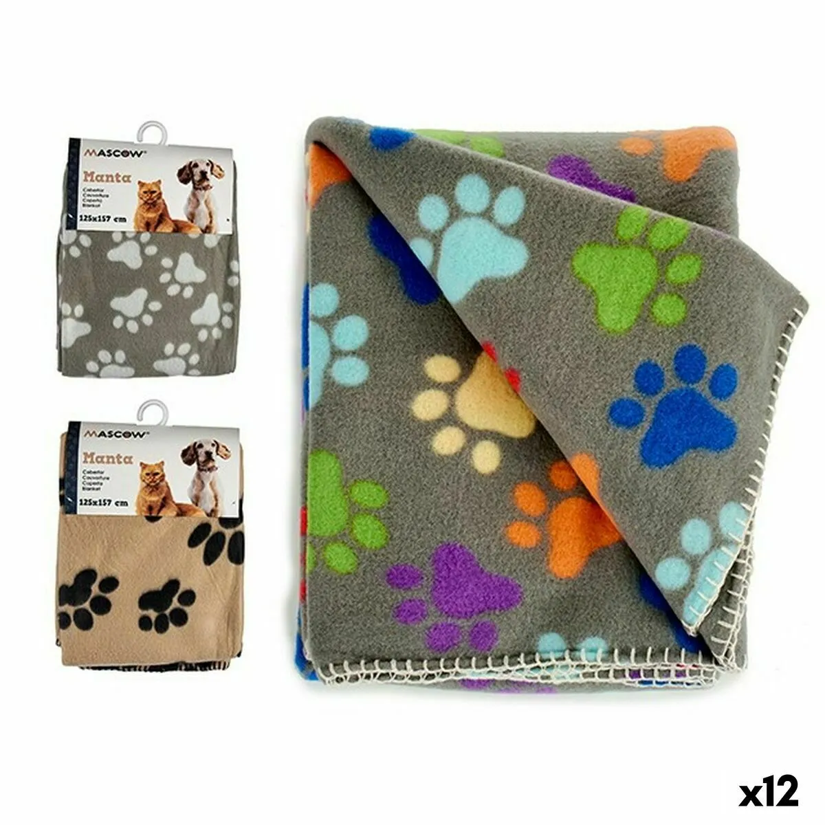 Comparer les prix de Couverture pour animaux de compagnie 39,5 x 7 x 27,5 cm (12 Unités)