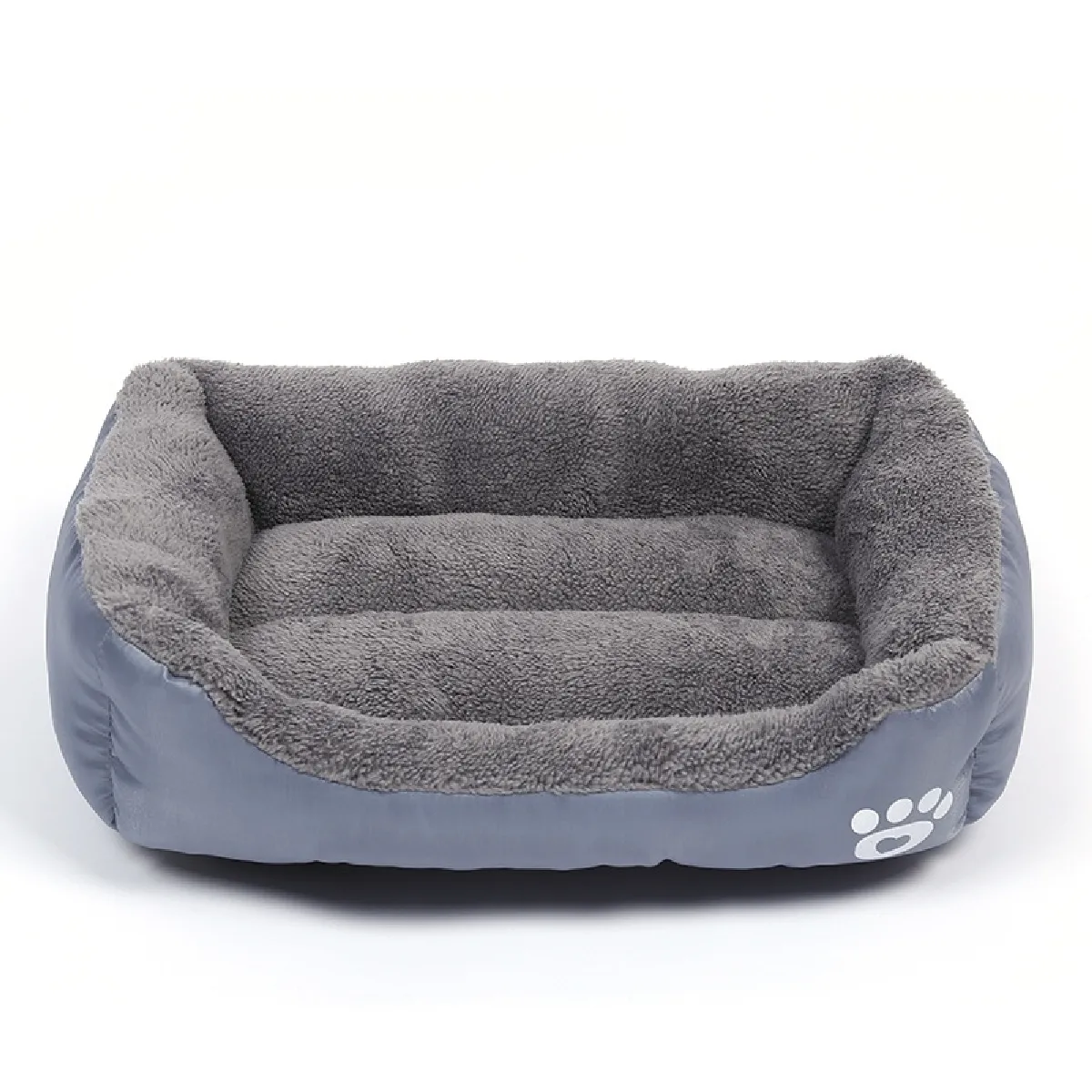 Comparer les prix de Panier pour chien Coussin Tapis de Teddy Dog Fourre-tout chaud pour chien, couleur bonbon, Four Seasons, taille: M, 54 × 42 × 12cm (Gris)