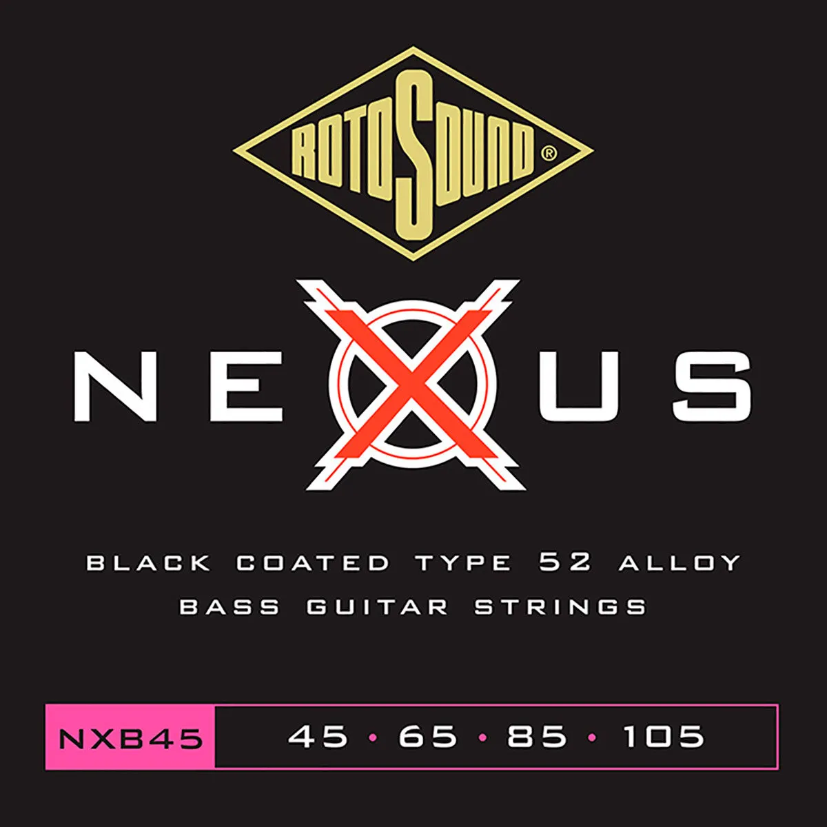 Rotosound Cordes Pour Guitare Basse Nxb45 - 45/105