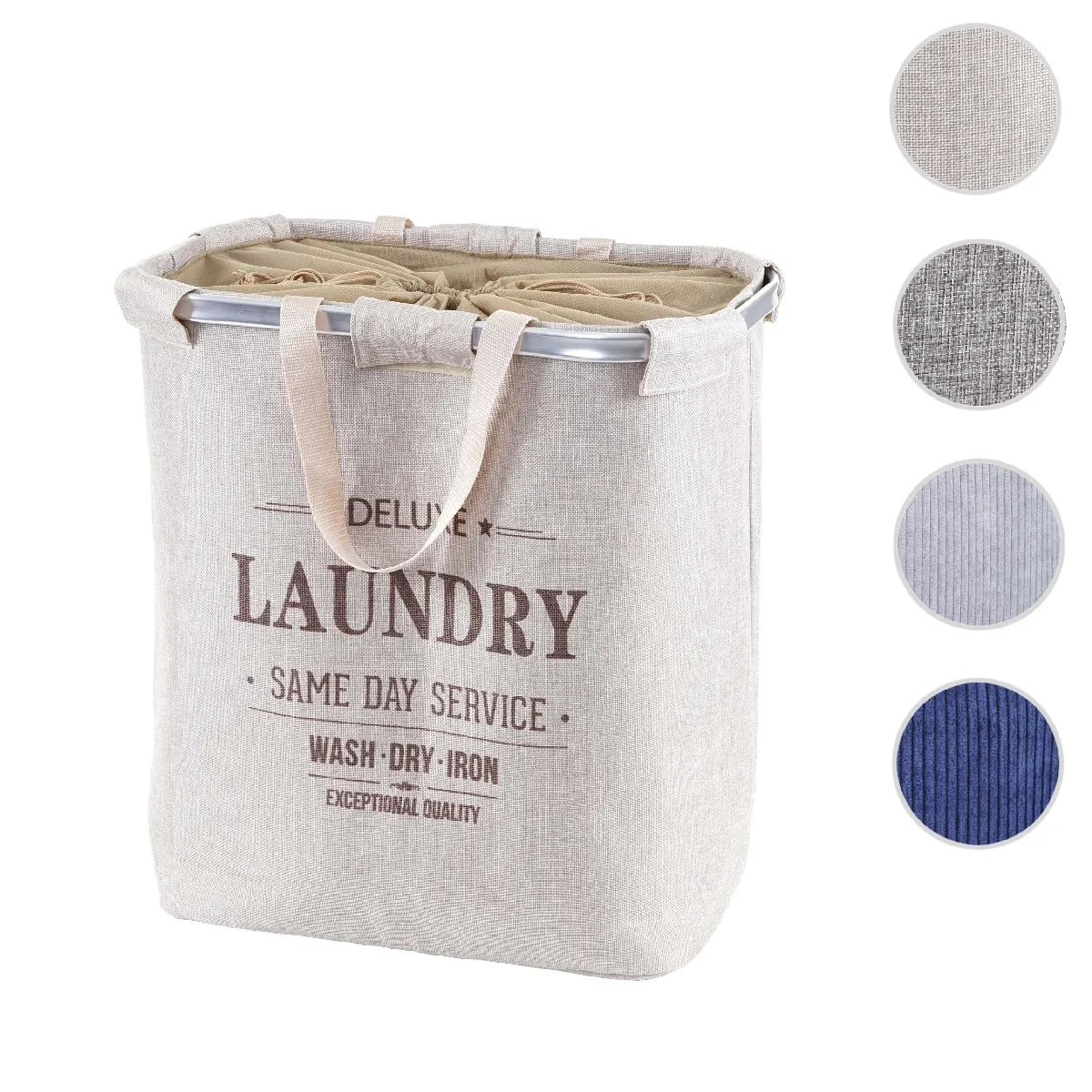 Mendler Beige Panier À Linge