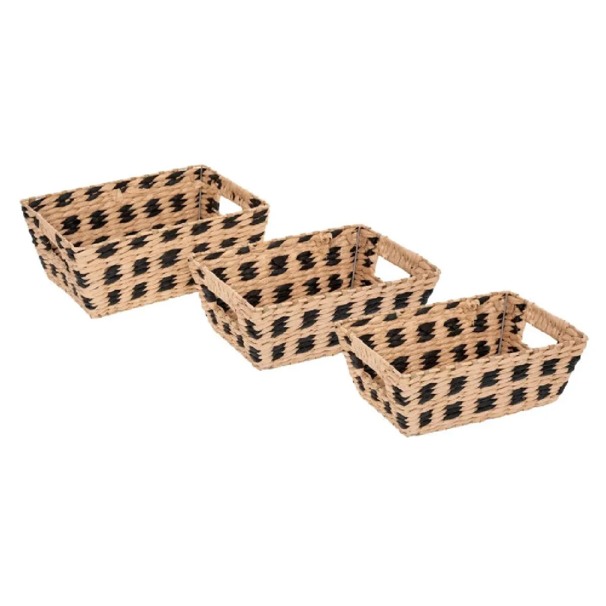 Five Simply Smart Noir Lot De 2 Paniers De Rangement