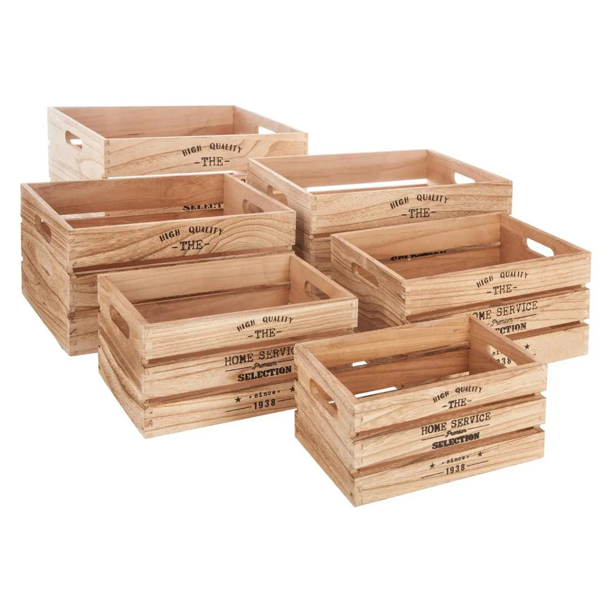 Atmosphera Cagette De Rangement - Bois