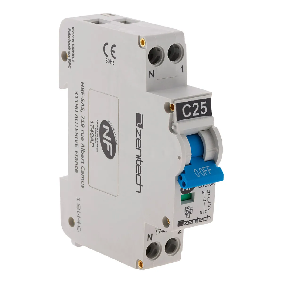 Zenitech PH/N 25A