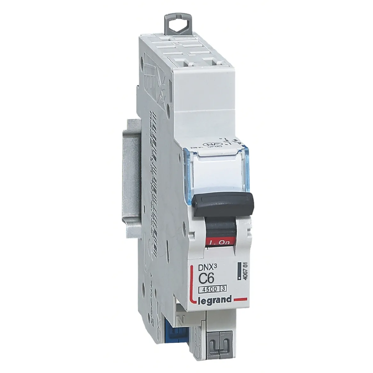 Legrand Disjoncteur Dnxᶾ 4500 - 6 A - 1P+N - Courbe C - Bornes Auto - Image 3