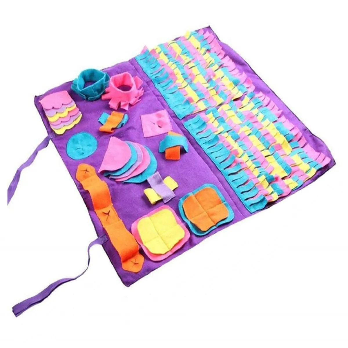 Comparer les prix de Tapis de tabac pour chien de 90 cm Tapis d'entraînement d'alimentation lente Tapis d'activité pour animaux de compagnie avec nez de chien en plastique Sentez la pression de nourriture Relâchez les jouets pour chiens