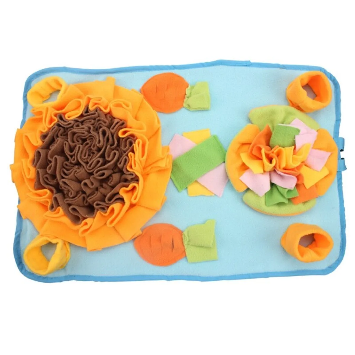 Comparer les prix de Coussin pour chien Coussin d'élevage souple pour chien Puzzle interactif pour chiot Coussin d'entraînement pour animal de compagnie Soulagement de la pression   Jouets