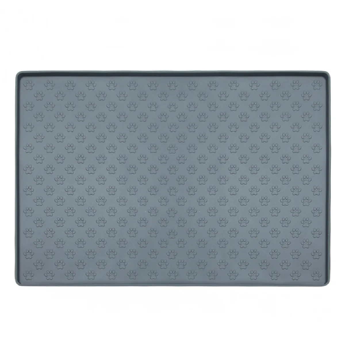 Meilleurs prix pour Home Idées Coussins Tapis de sol en silicone Coussin d'alimentation durable Coussin d'alimentation antidérapant Animaux de compagnie Chats et chiens (gris)