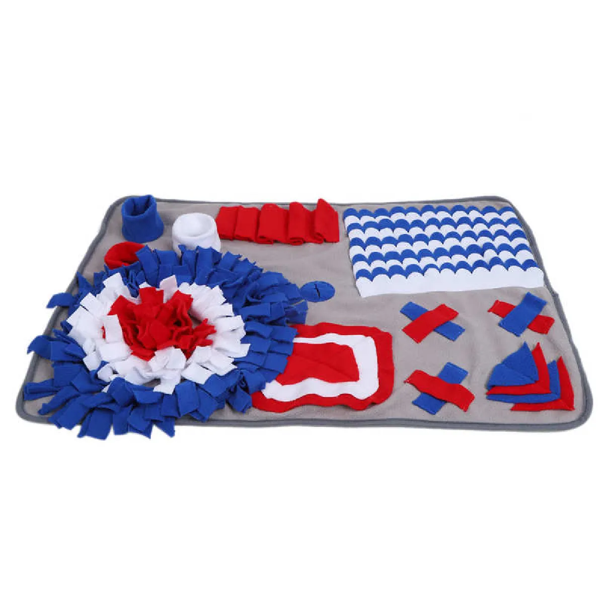 Comparer les prix de Tapis d'alimentation pour chiens, tapis d'activité pour animaux de compagnie, tapis de nez pour animaux de compagnie, entraînement de forage pliable