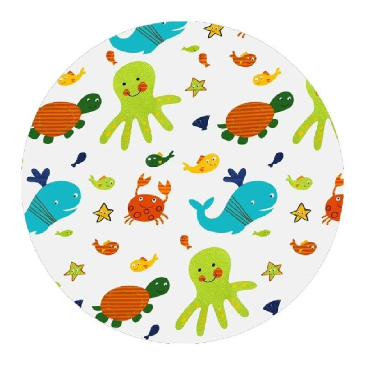 Comparer les prix de Nourriture pour bébés et enfants Chaises hautes Tapis rond éclaboussure Protecteur de sol pliable antidérapant