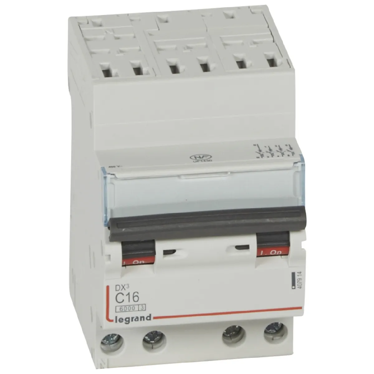 Legrand - DX3 - Disjoncteur Tétrapolaire - 16A - Courbe C - 10kA - Image 2