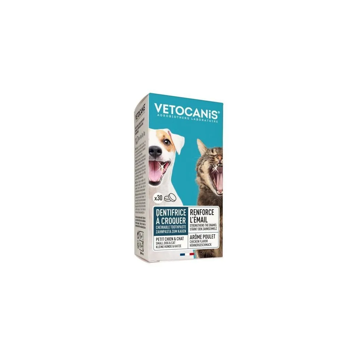 Vetocanis Plak Fighter Dentifrice 30comp