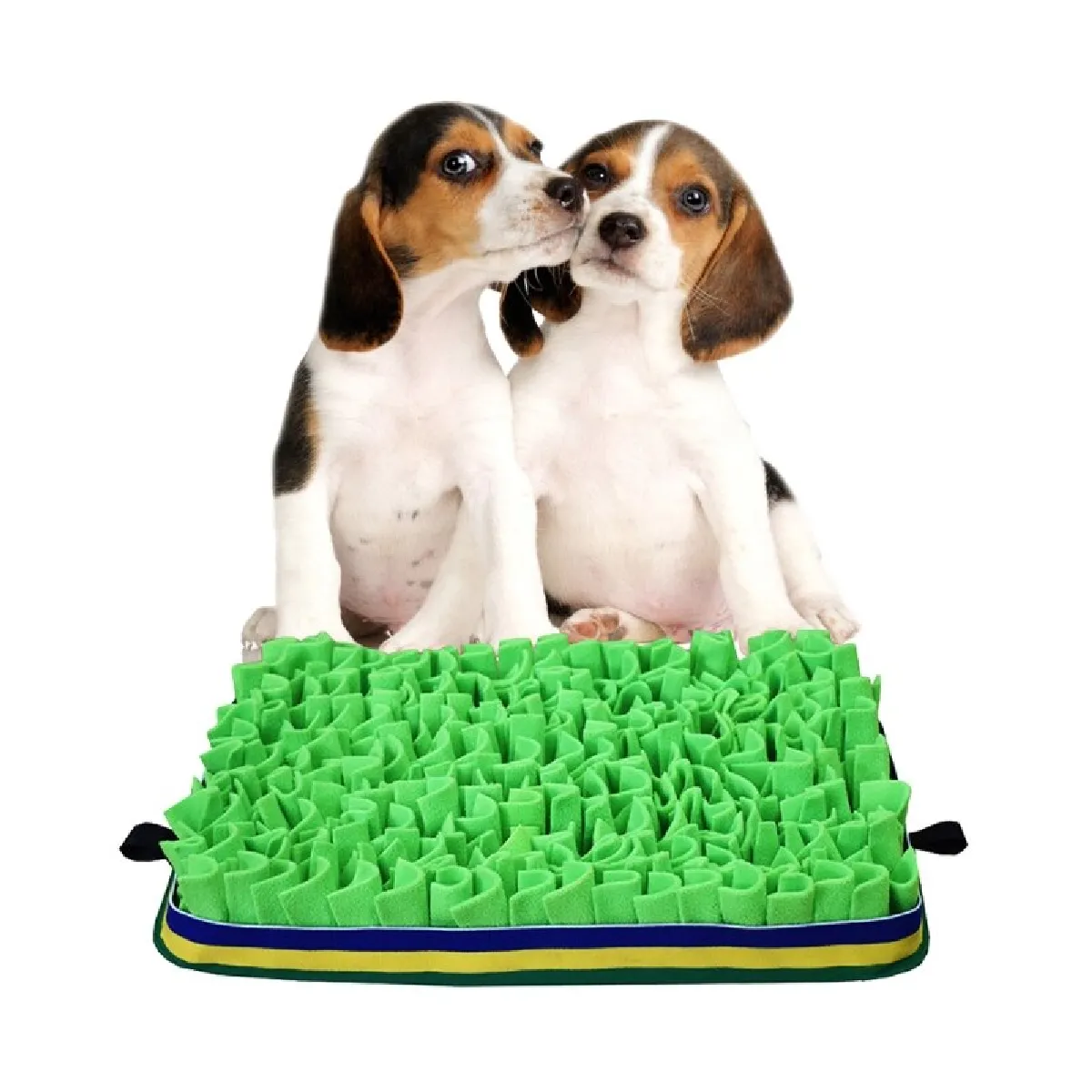 Meilleurs prix pour Tapis de tabac pour chiens de compagnie Tapis d'entraînement pour nez Tapis d'odeur Bol d'alimentation lent Distributeur de nourriture Tapis Soulagement du stress Puzzle Jouets pour chiens