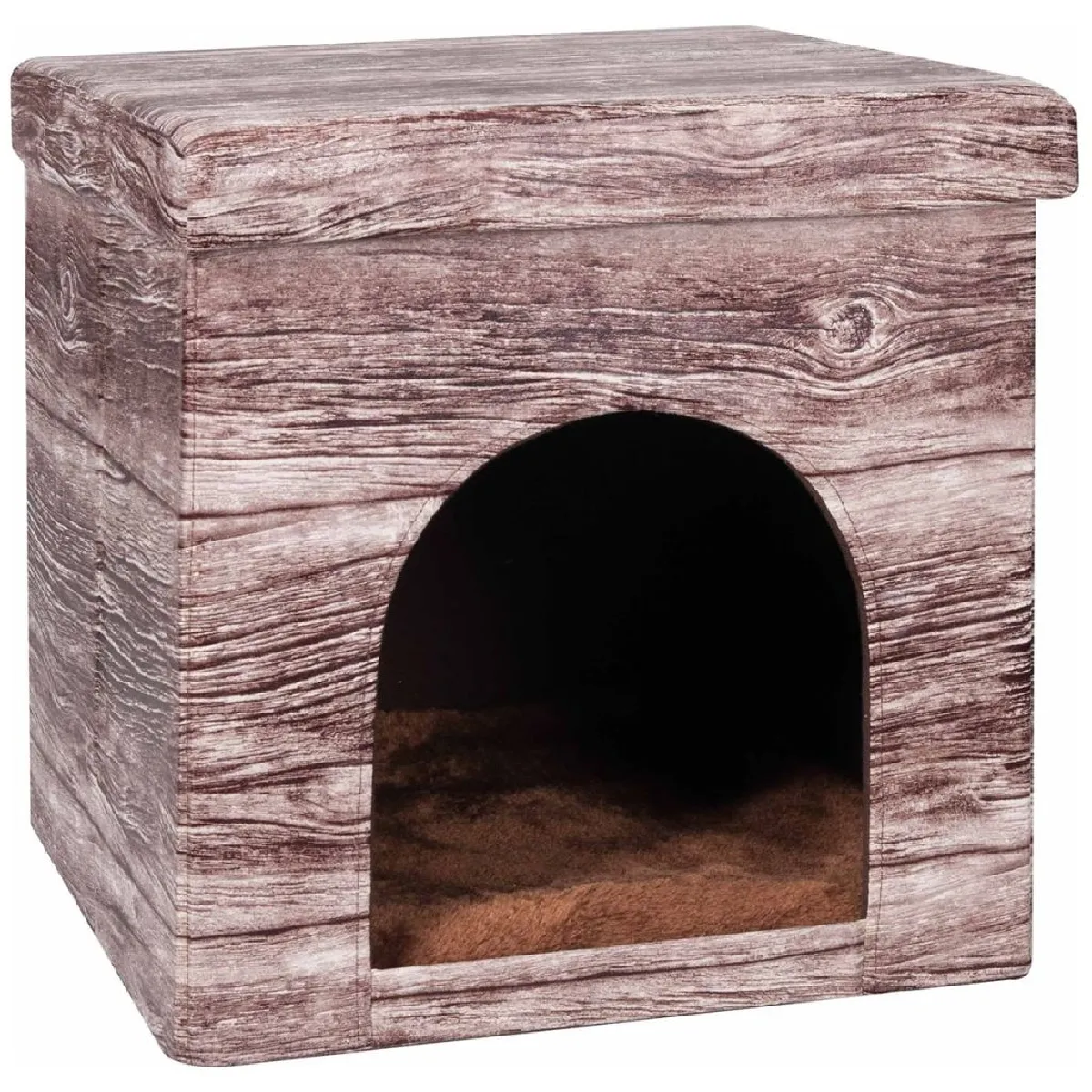 Meilleurs prix pour FLAMINGO Maison pour chats Chalet 38 x 38 x 37 cm 560208