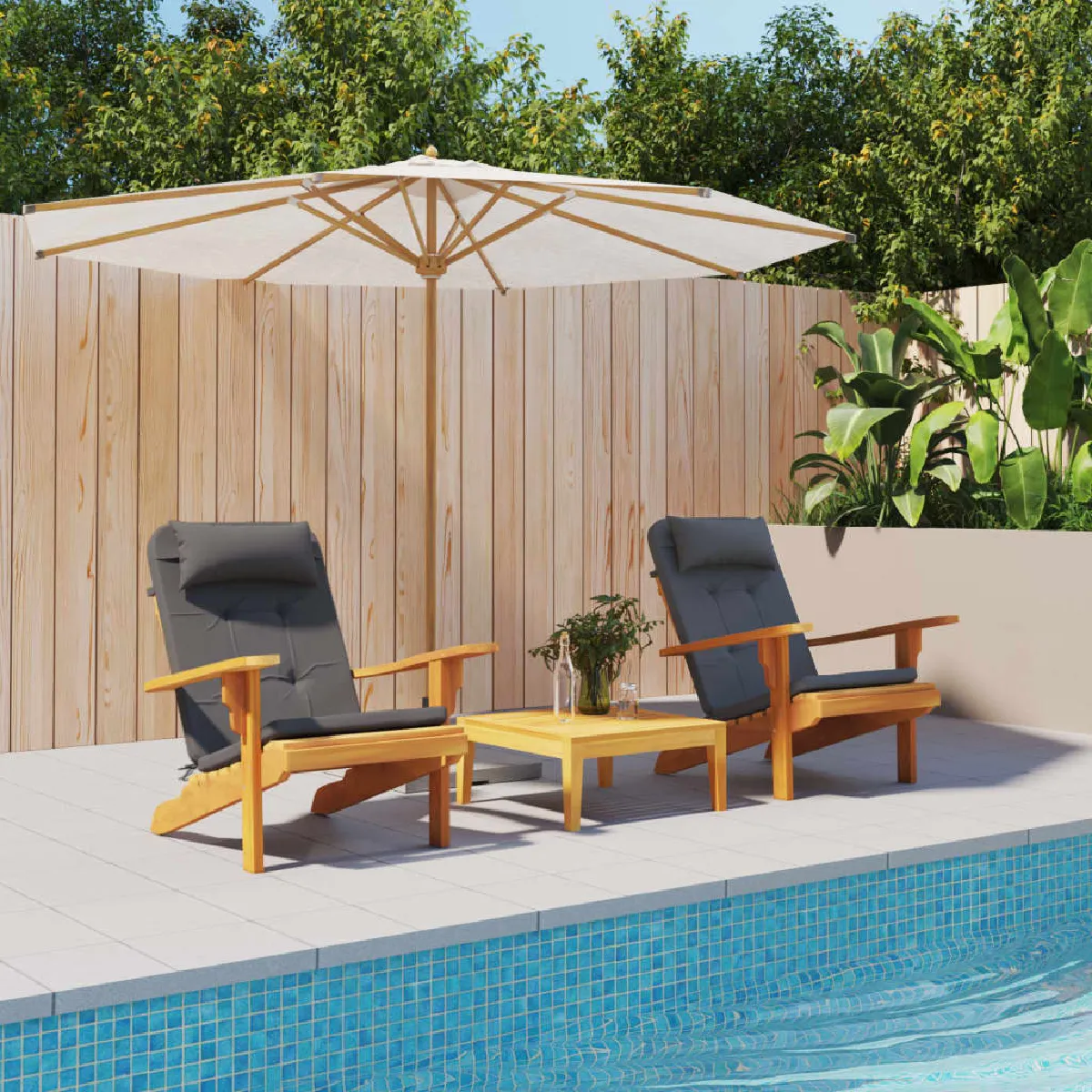 VidaXL Coussins Adirondack Lot de 2 - vue 7