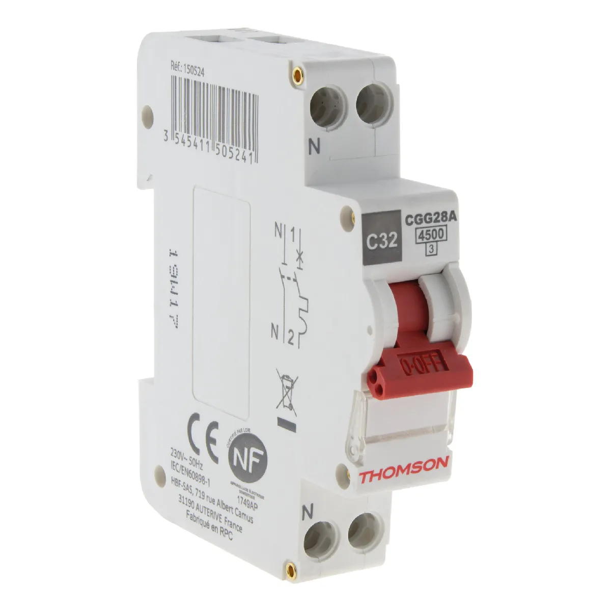 Thomson Disjoncteur PH+N