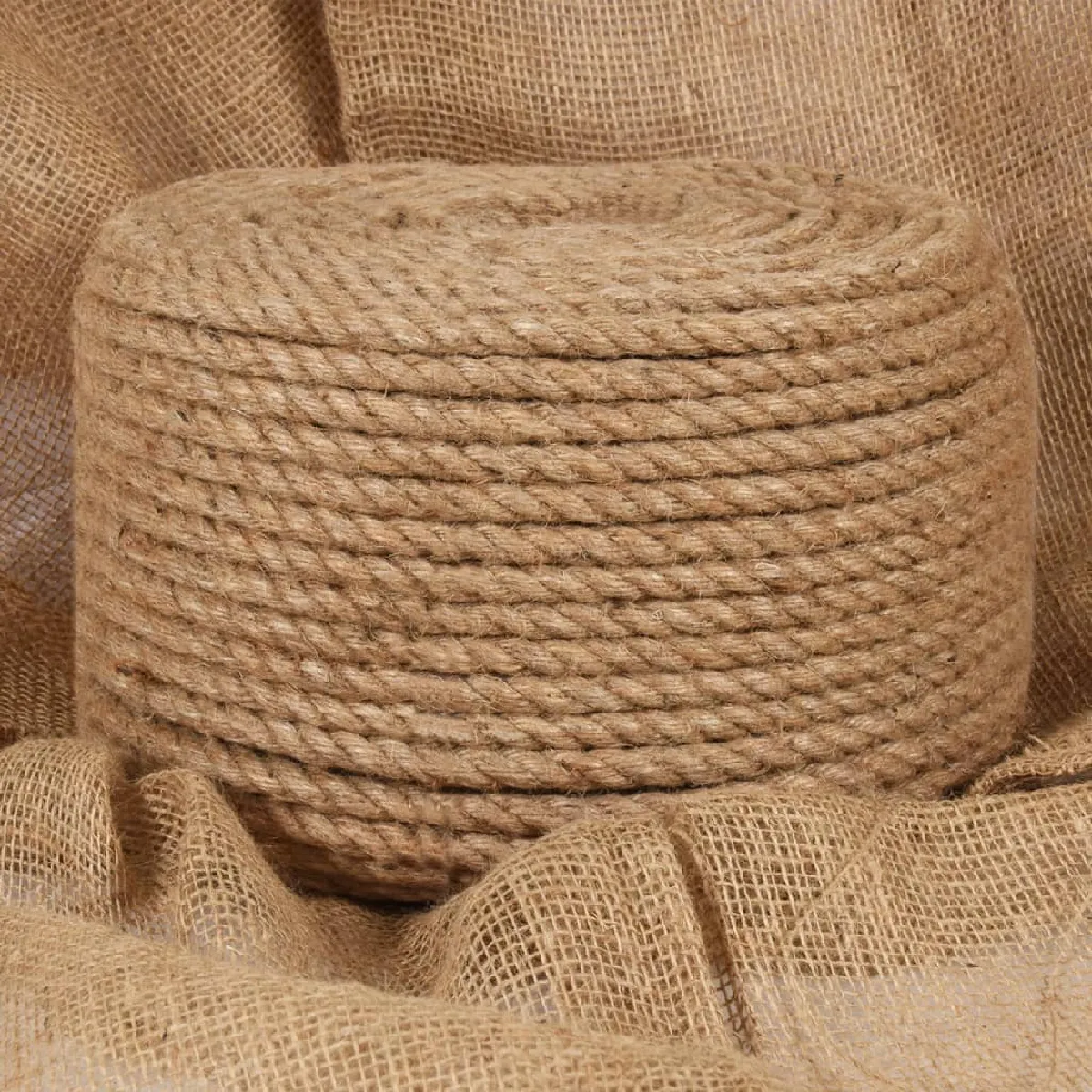 Vidaxl Marron Corde 100 % Jute 12 Mm 250 M - Image 3