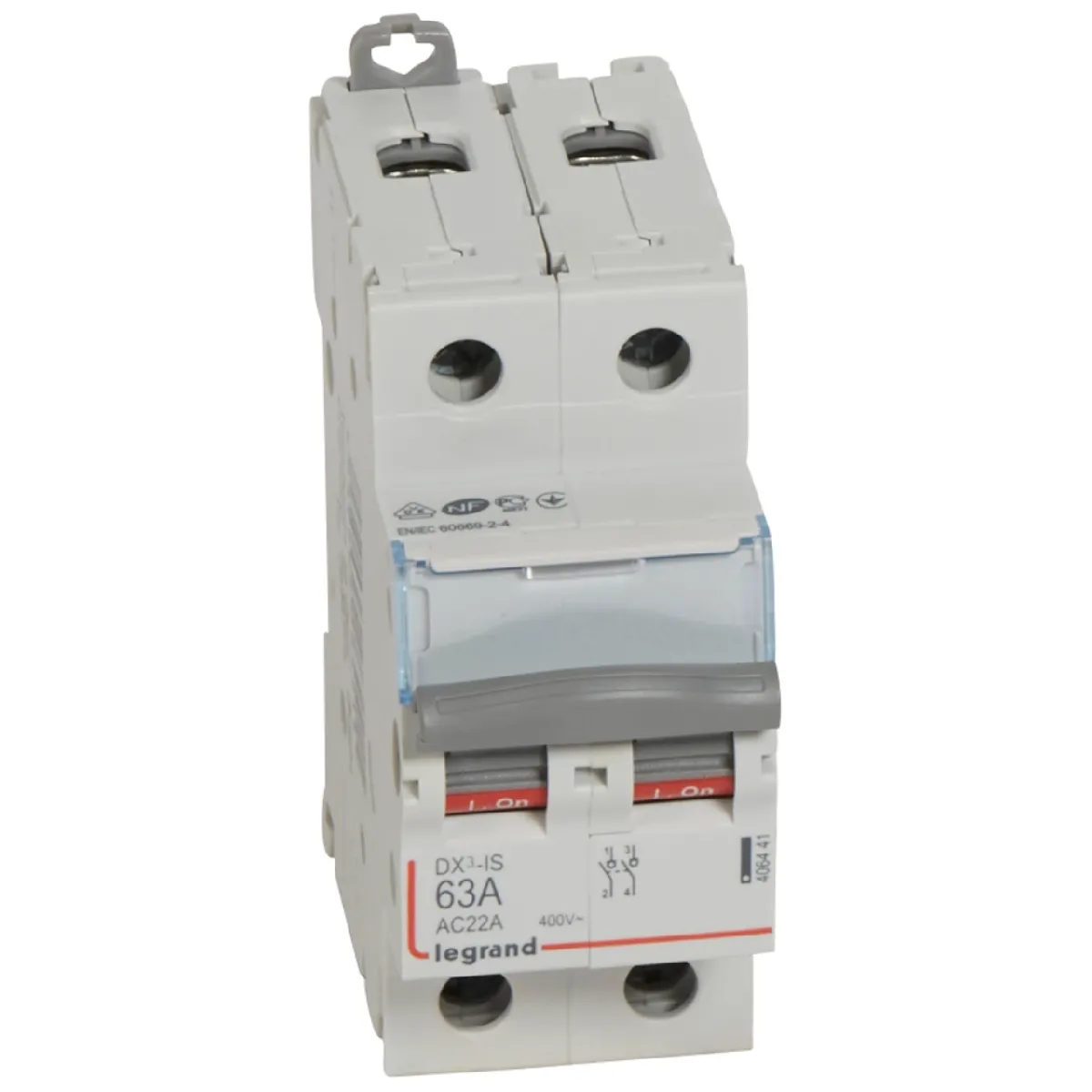 Legrand Interrupteur-Sectionneur Dx³-Is 2P 400V~ - 63A - 2 Modules - Image 3