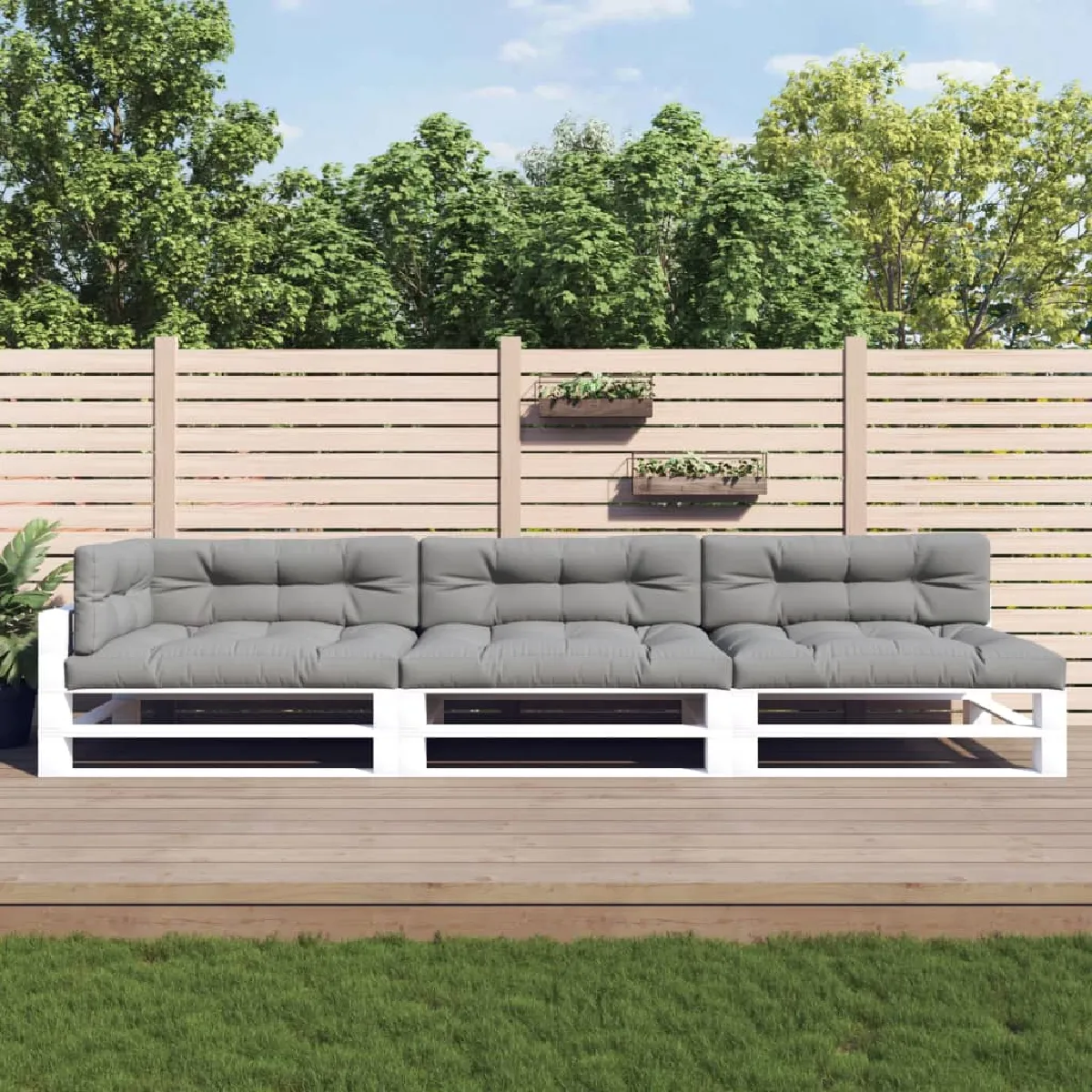 vidaXL Coussins de palette lot de 5 - vue 9