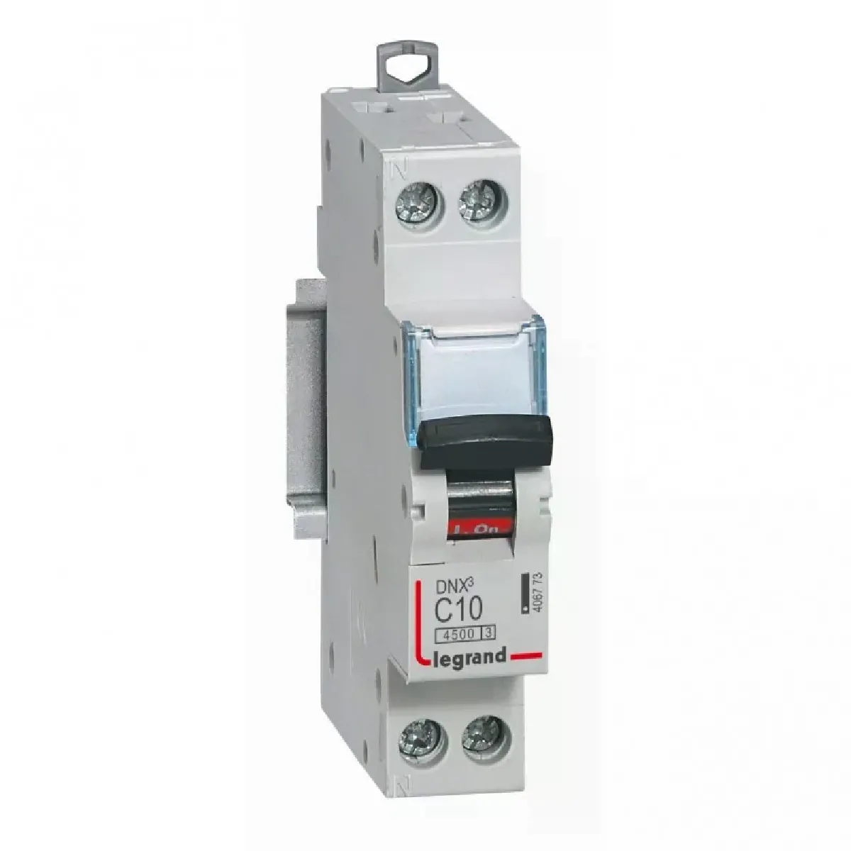 LEGRAND - Disjoncteur DNX³ 4500 6kA - 1P+N - 230V - 10A - 1 Module - Image 3