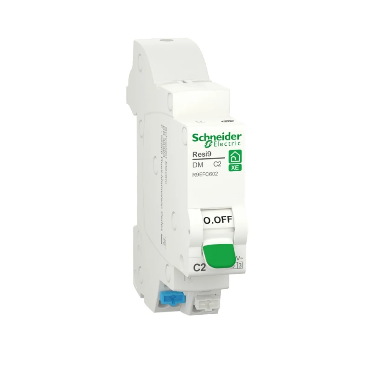 Schneider Electric Disjoncteur Modulaire Resi9 Xe 1P+N Courbe C Embrochable 2A - R9efc602 - Image 5